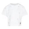 Child's Short Sleeve T-Shirt Nike 36I352-001 White