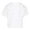 Child's Short Sleeve T-Shirt Nike 36I352-001 White