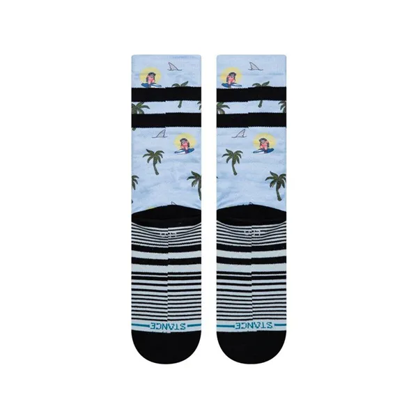 Sports Socks Stance Aloha Monkey Staple Light Blue