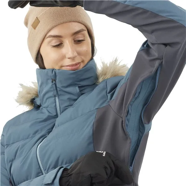 Ski Jacket Salomon LC1562200 Light Blue
