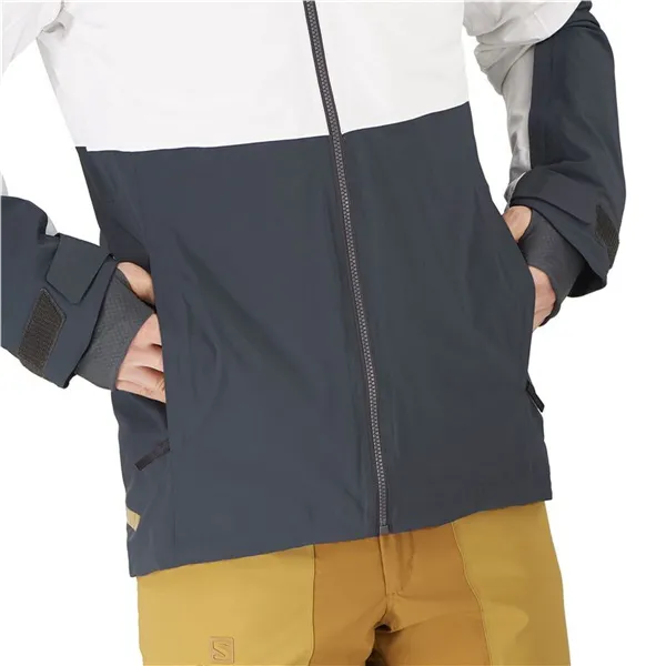 Ski Jacket Salomon LC1587700 Light grey Men
