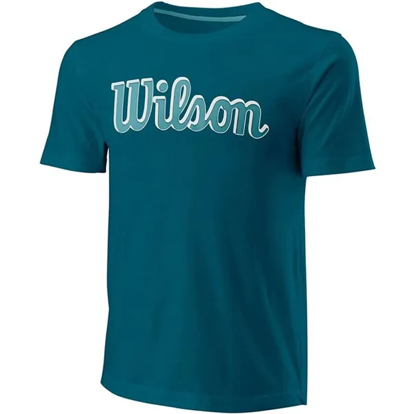Men’s Short Sleeve T-Shirt Wilson WRA806608 Blue (S)