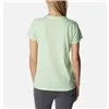 Women’s Short Sleeve T-Shirt Columbia 1992134372 Light Green