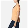 Women’s Short Sleeve T-Shirt Columbia 1998133812 Salmon (XS)