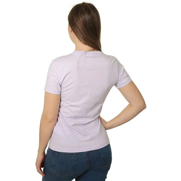 Women’s Short Sleeve T-Shirt Converse 10024538-A04 Lavendar (XS)