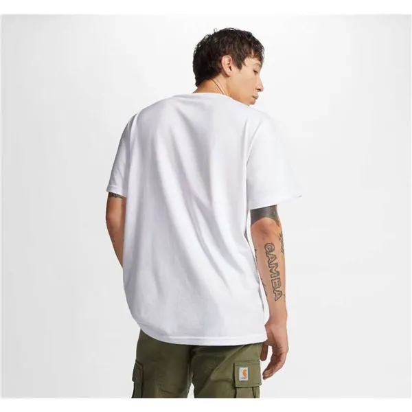 Men’s Short Sleeve T-Shirt Converse 10024589-A03 White (XS)