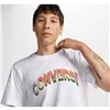 Men’s Short Sleeve T-Shirt Converse 10024589-A03 White (XS)