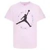 Child's Short Sleeve T-Shirt Jordan 45C824-A9Y Pink
