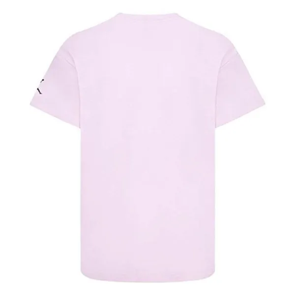 Child's Short Sleeve T-Shirt Jordan 45C824-A9Y Pink