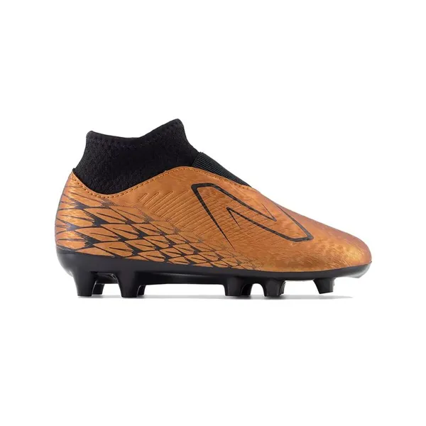 Childrens Football Boots New Balance Tekela v4 Magique FG Brown