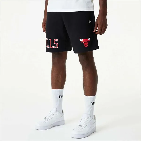 Men's Basketball Shorts New Era NBA Chicago Bulls Black