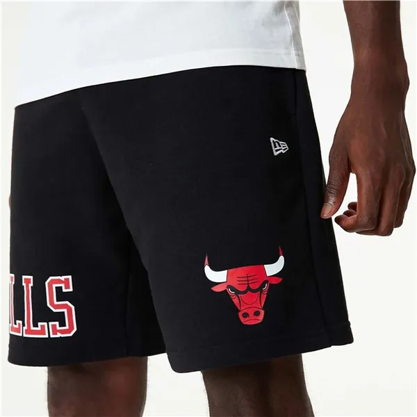 Men's Basketball Shorts New Era NBA Chicago Bulls Black