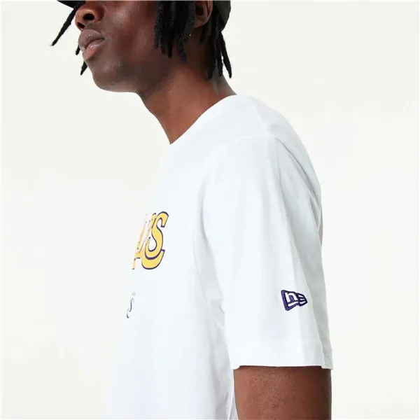 Men’s Short Sleeve T-Shirt New Era 60357058 White (XL)