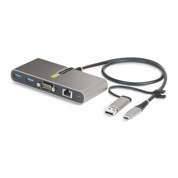USB Cable Startech 5G2A1SGBB-USB-C-HUB Grey