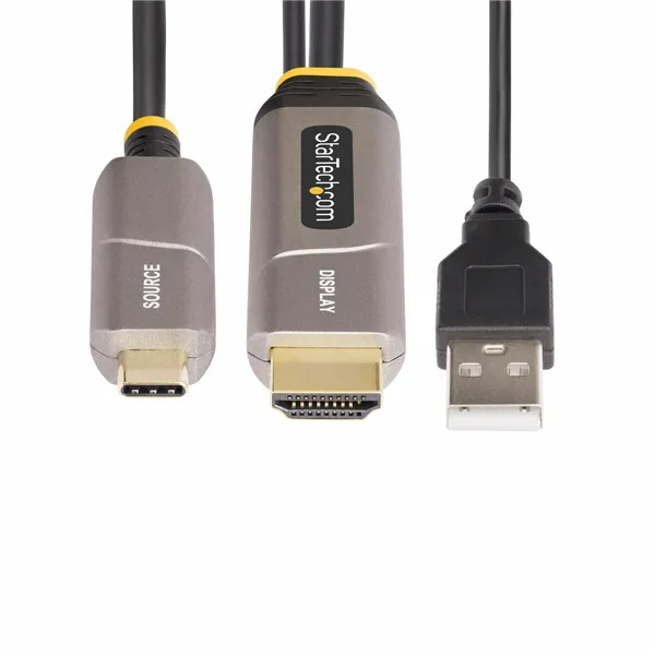 USB Cable Startech 145B-USBC-HDMI4K-AOC Black
