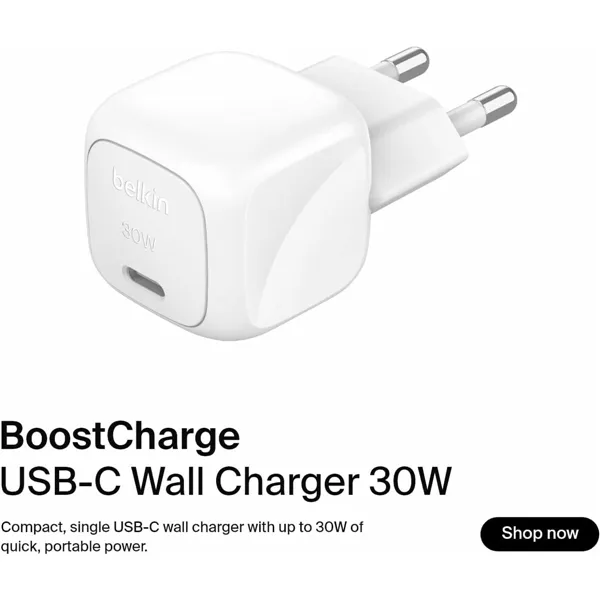 USB to Lightning Cable Belkin WCA008KQ1MWH-B5