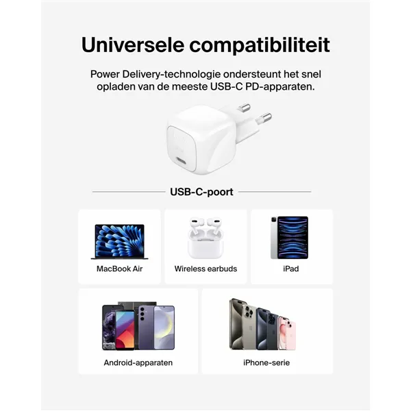 USB to Lightning Cable Belkin WCA008KQ1MWH-B5