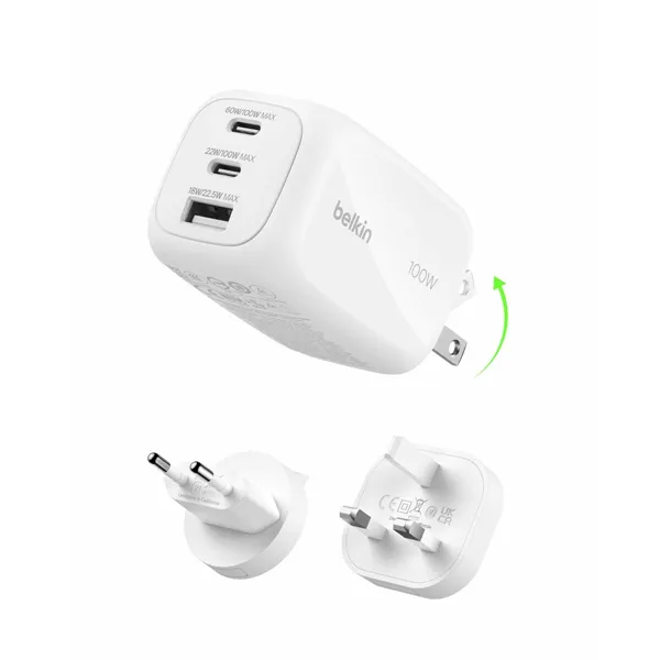 USB Cable Belkin WCH016HQWH White