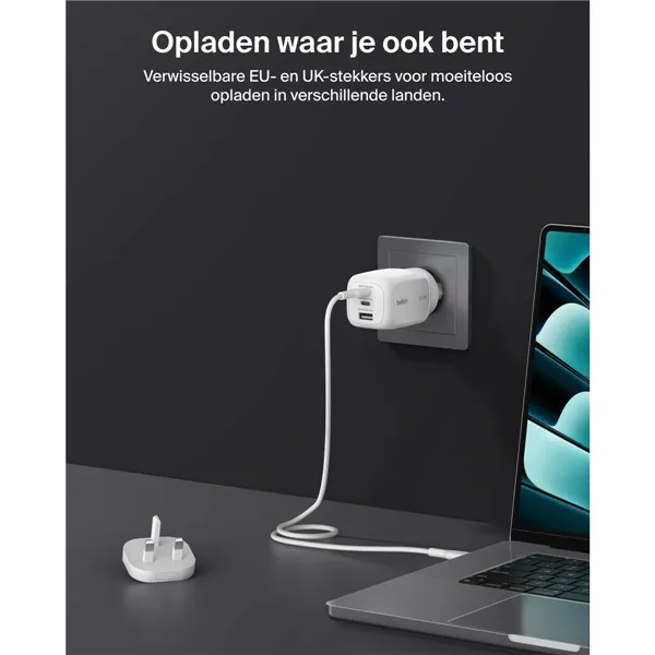 USB Cable Belkin WCH016HQWH White