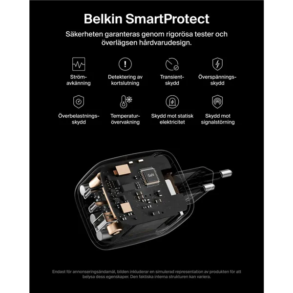 USB Cable Belkin WCH018HQWH White