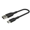 Lightning Cable Belkin CAB001BT0MBK Black 15 cm
