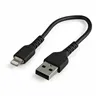 USB to Lightning Cable Startech RUSBLTMM15CMB Black 15 cm