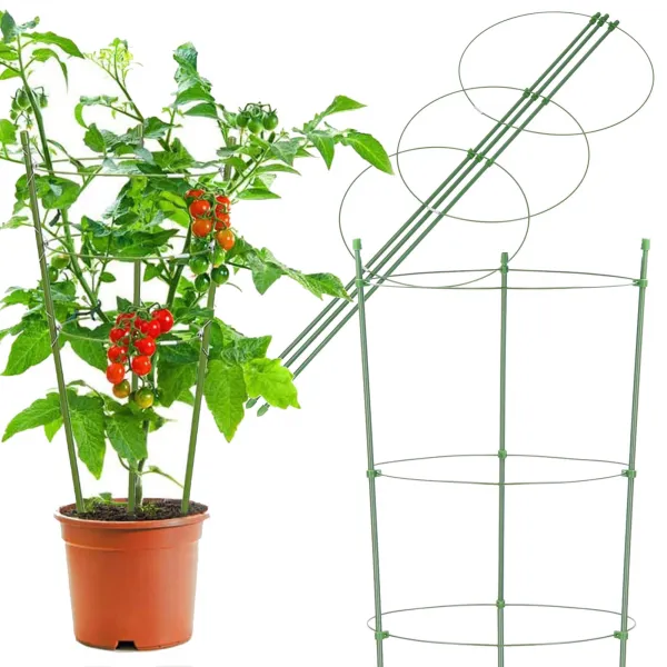 Gėlės žiedų atrama Springos HA5167 91 cm žalia
