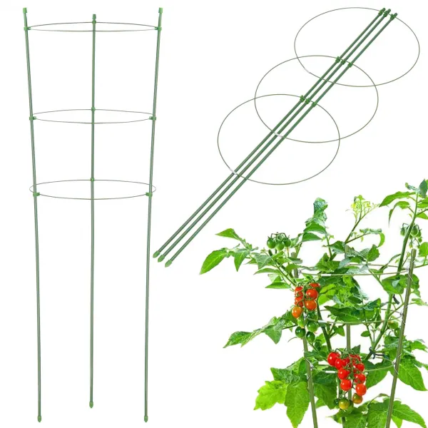 Gėlės žiedų atrama Springos HA5167 91 cm žalia