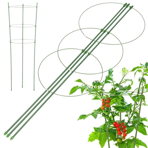 Gėlės žiedų atrama Springos HA5167 91 cm žalia