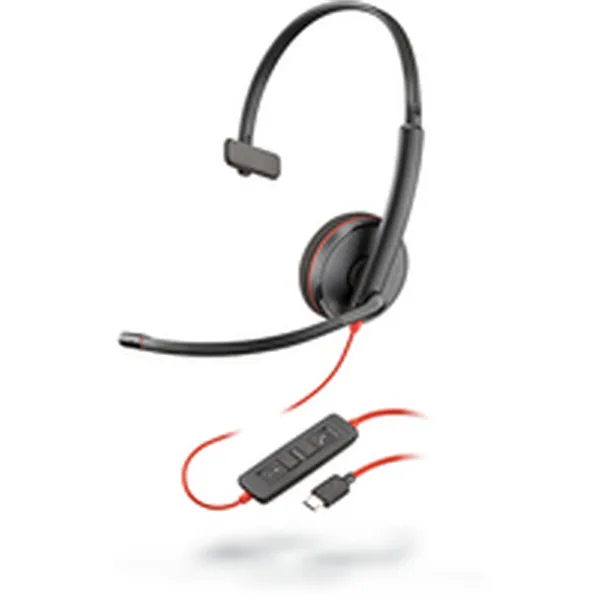 Headphones with Microphone Poly 209748-201 Black