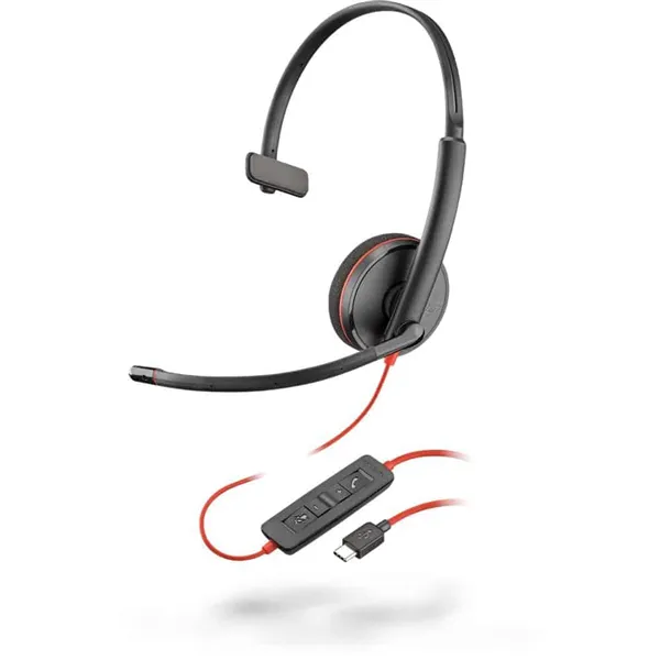 Headphones with Microphone Poly 209748-201 Black