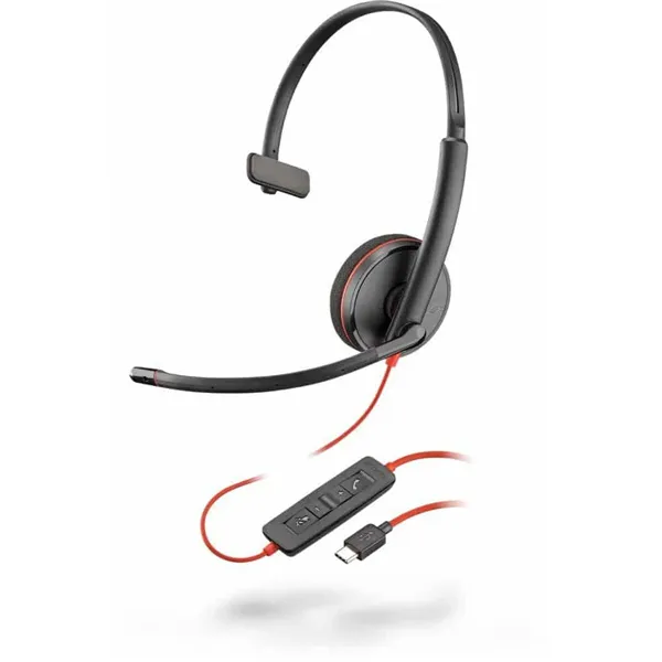 Headphones with Microphone Poly 209748-201 Black
