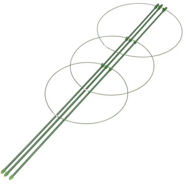Gėlės žiedų atrama Springos HA5167 91 cm žalia