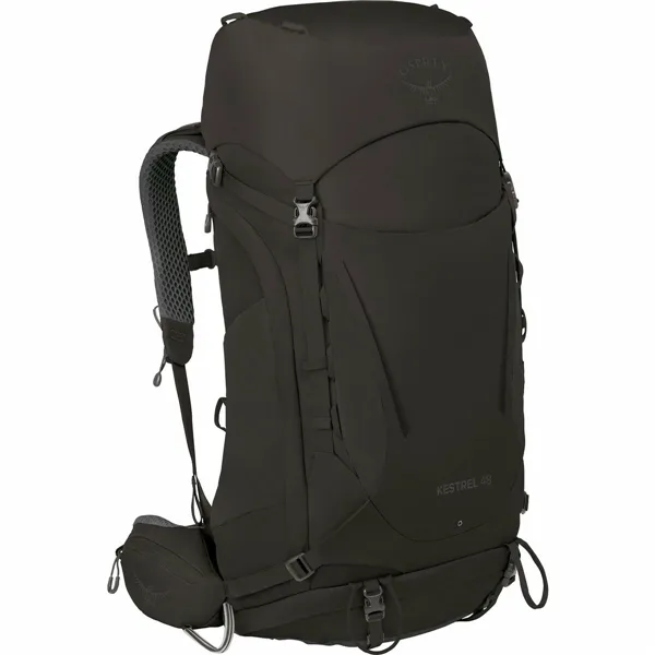 Hiking Backpack Osprey Kestrel Black 48 L