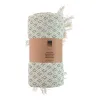 Arti Casa - Diamond Pattern Cotton Blanket 130x170 cm (Green / White)