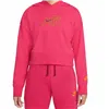 Hooded Sweatshirt for Girls  CROP HOODIE  Nike DM8372 666  Pink