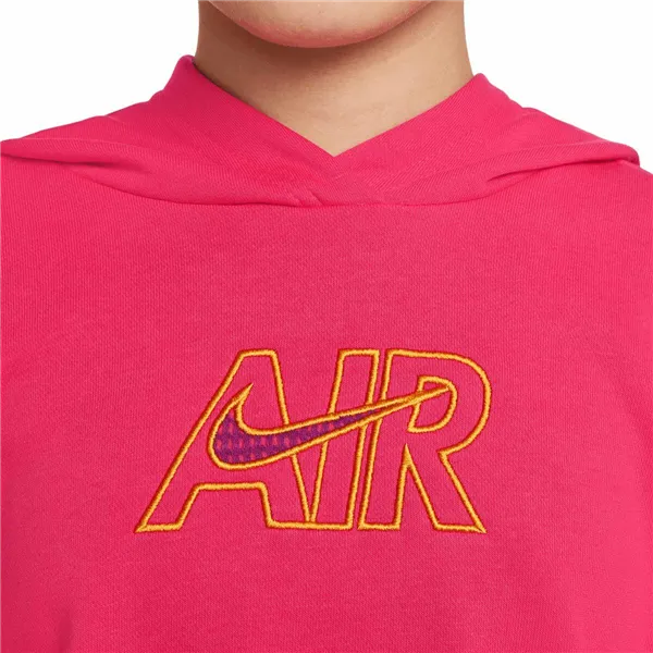 Hooded Sweatshirt for Girls  CROP HOODIE  Nike DM8372 666  Pink