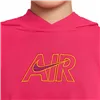 Hooded Sweatshirt for Girls  CROP HOODIE  Nike DM8372 666  Pink