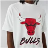 Short-sleeve Sports T-shirt NBA SCRIPT MESH New Era WHIFDR 60284736 White