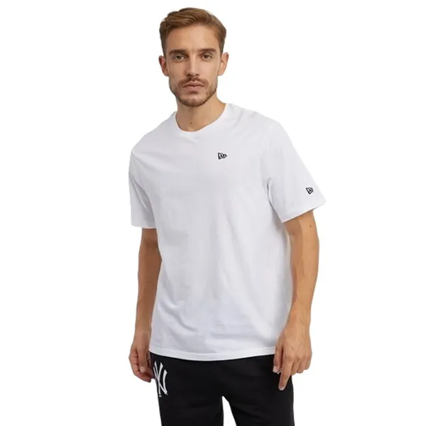 Short-sleeve Sports T-shirt New Era ESSENTLS TEE 60416745 White