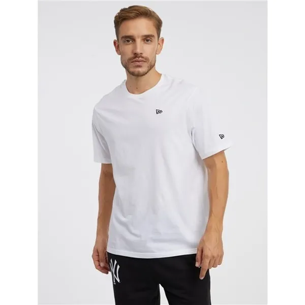 Short-sleeve Sports T-shirt New Era ESSENTLS TEE 60416745 White