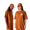 Short-sleeve Sports T-shirt New Era  TEE LOSDOD TPNSTN 60416427 Brown