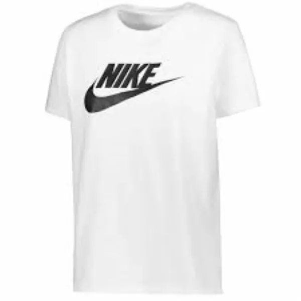 Women’s Short Sleeve T-Shirt TEE ESSENTL Nike ICN DX7906 100 White
