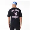 Short-sleeve Sports T-shirt New Era  WORDMARK OS TEE NEYYAN 60435524  Black