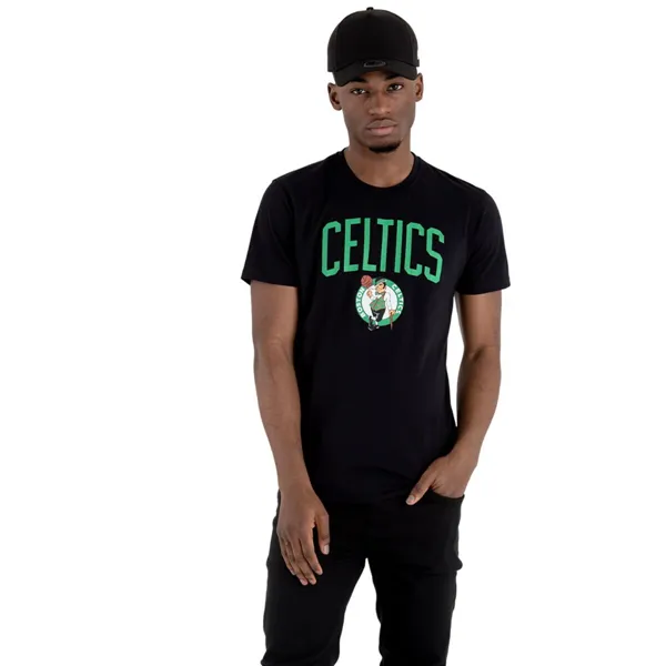 Short-sleeve Sports T-shirt New Era NOS NBA BOSCEL 60505459 Black
