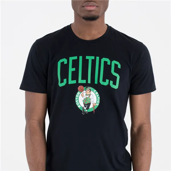 Short-sleeve Sports T-shirt New Era NOS NBA BOSCEL 60505459 Black
