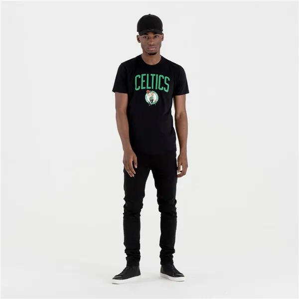 Short-sleeve Sports T-shirt New Era NOS NBA BOSCEL 60505459 Black