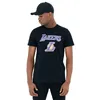 Short-sleeve Sports T-shirt New Era NOS NBA LOSLAK 60416756 Black