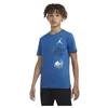 Child's Short Sleeve T-Shirt Nike JDB AIR GLOBE JORDAN SS TEE 95D121 U1R Blue