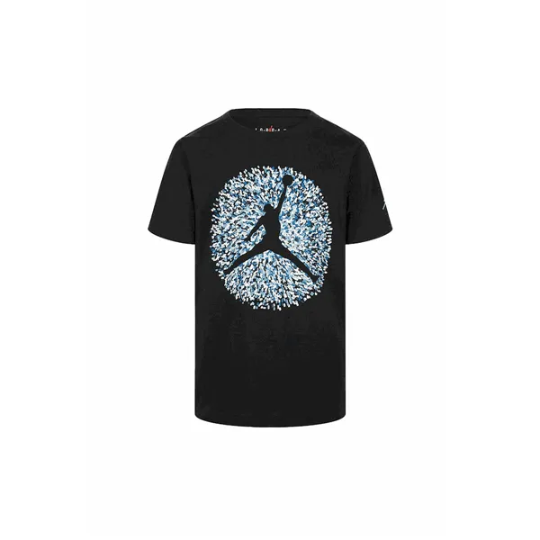 Child's Short Sleeve T-Shirt Nike JDB POOLSIDE JUMPMAN SS TEE 95D122 023 Black